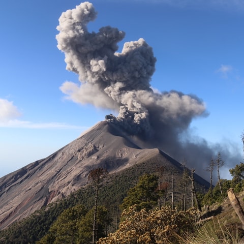 Fuergo Volcano eruption