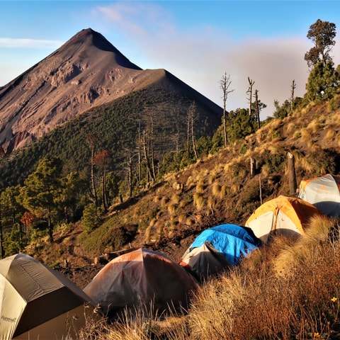 Acatenango Volcano base camp