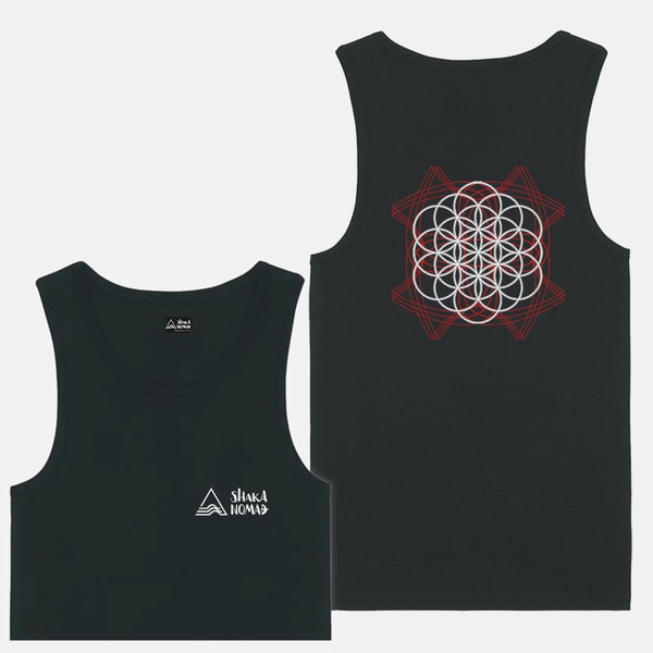 Sacred Geometry: Black Men's Tank Top