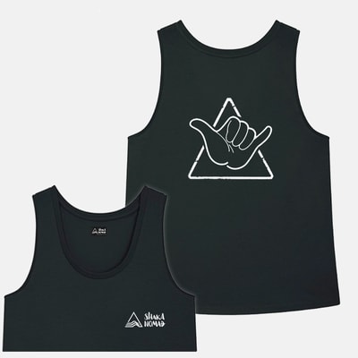 Shaka Tee: Black Women's Tank Top