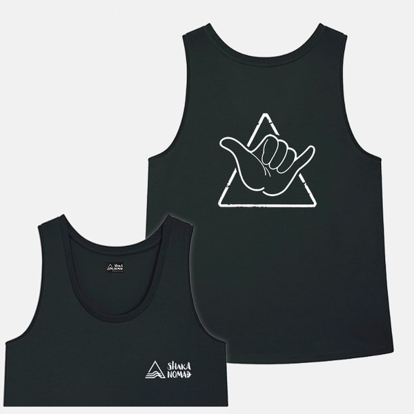 Shaka Tee: Black Women's Tank Top