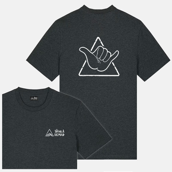 Shaka Tee: Dark Grey Unisex T-shirt