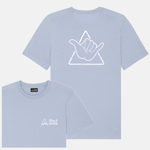 Shaka Tee: Serene Blue Unisex T-shirt