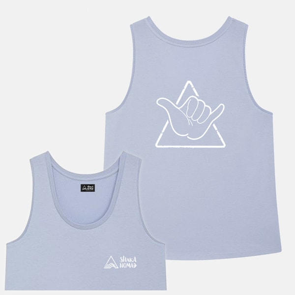 Shaka Tee: Serene Blue Women's Tank Top