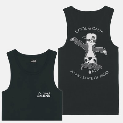 Skate of Mind: Black Men’s Tank Top