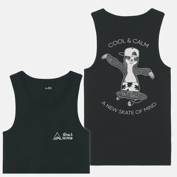 Skate of Mind: Black Men’s Tank Top
