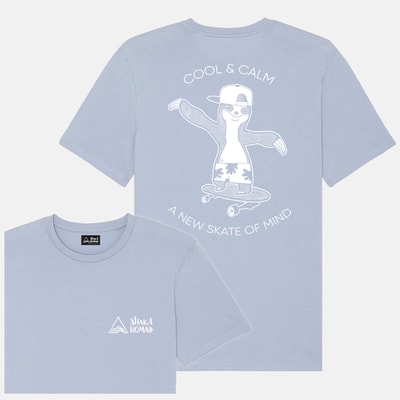 Skate of Mind: Serene Blue Unisex T-Shirt