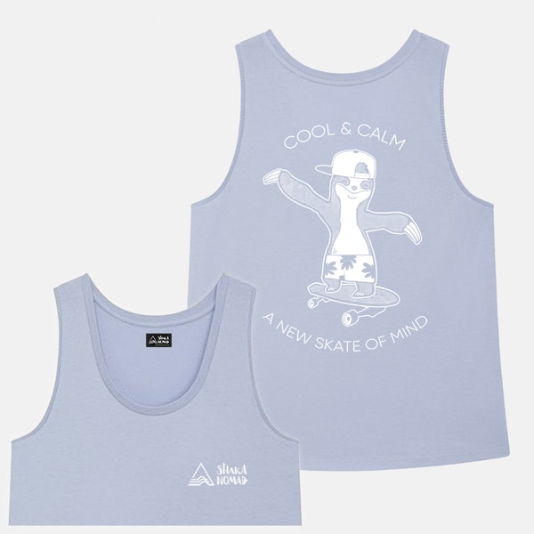 Skate of Mind: Serene Blue Women's Tank top