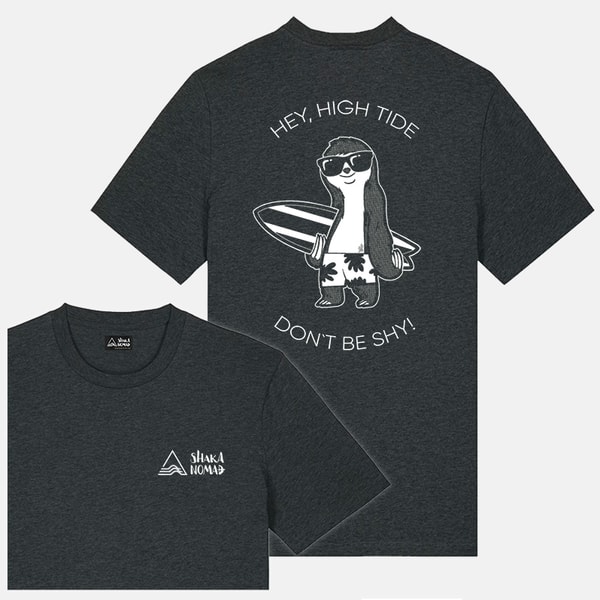 Sloth the Surfer: Dark Grey Unisex Tee