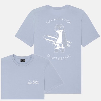 Sloth the Surfer: Serene Blue Unisex Tee